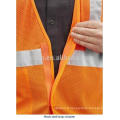 2018 Vente en gros Vente Chaude Haute Visibilité Vêtements De Travail Gilet Orange Réfléchissant Salut Vis Travail Sécurité Gilet Classe 2 Standard